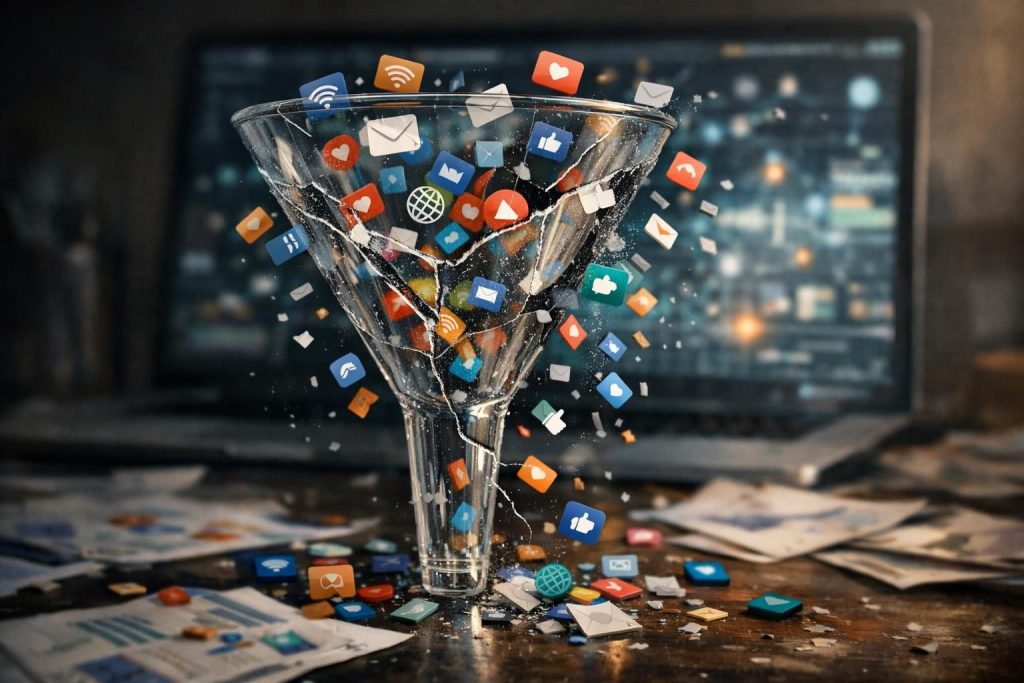 entdecken sie, warum traditionelle funnel-modelle im webmarketing an effizienz verlieren und welche modernen strategien erfolgreicher sind.