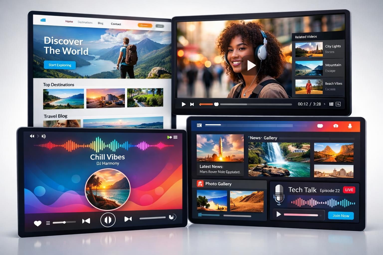 entdecken sie die wichtige rolle visueller und multimodaler inhalte im modernen web und wie sie nutzererfahrungen verbessern und die kommunikation effektiv gestalten.