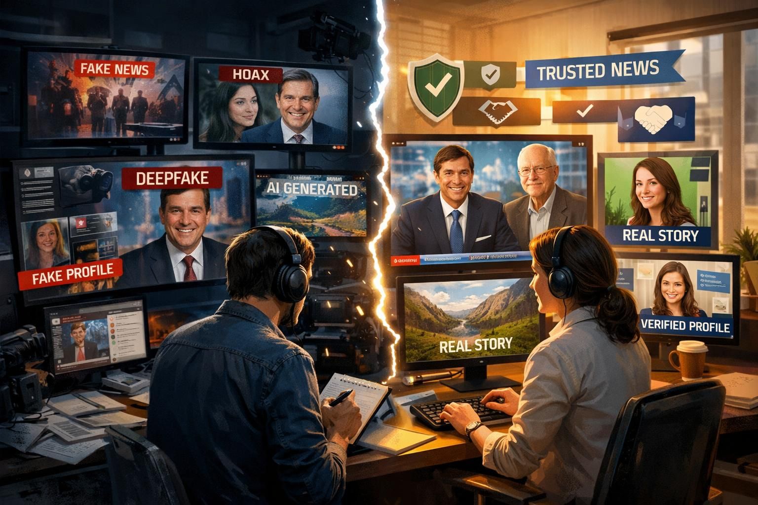 erfahren sie, wie synthetischer content die glaubwürdigkeit von online-informationen beeinflusst und welche auswirkungen dies auf das vertrauen der nutzer hat.